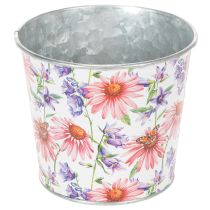 Prodotto Vaso da fiori, decorazione primaverile, fioriera, in metallo, Ø12cm, H10.5cm