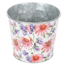 Prodotto Vaso da fiori, decorazione primaverile, fioriera, in metallo, Ø12cm, H10.5cm
