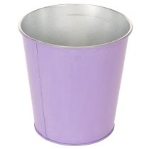 Prodotto Vaso rotondo color pastello con motivo floreale per piante da interno, 12 cm, 3 pezzi