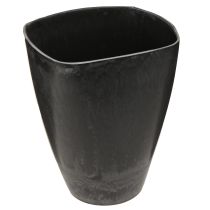 Prodotto Vaso per orchidee vaso da fiori in plastica antracite 13,5x13x16,5 cm 4 pezzi
