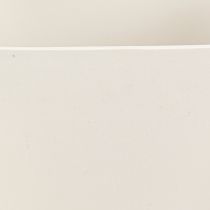 Prodotto Vaso di fiori in plastica, vaso per orchidee, bianco, altezza 16,5 cm, 2 pezzi
