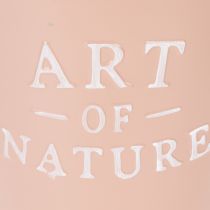Prodotto Vaso da fiori in zinco Art of Nature, rosa antica, Ø17,5cm H15cm