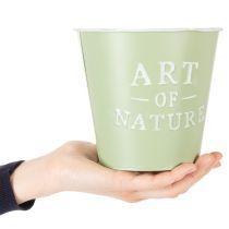 Prodotto Vaso da fiori in zinco Art of Nature verde menta Ø17,5cm H15cm