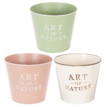 Prodotto Coprivasi vintage in metallo Art of Nature 17 cm set da 3