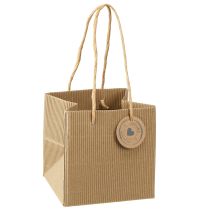 Prodotto Vaso da fiori in carta rigata con pellicola 12x12 cm 8 pz