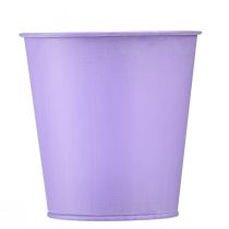 Prodotto Vaso da fiori in metallo fioriera viola Ø11,5 cm H11,5 cm