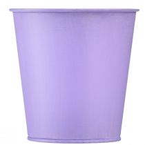 Prodotto Vaso da fiori in metallo fiori viola Ø10cm H10,5cm