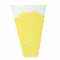 Prodotto Sacchetto di fiori modello di iuta giallo L36cm B25cm - 12cm 50pcs