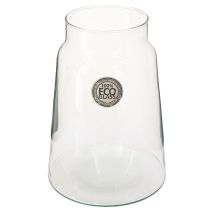 Prodotto Vaso per fiori in vetro trasparente vaso per decorazione in vetro H20cm