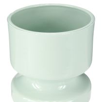 Prodotto Vaso per fiori in metallo smaltato verde menta Ø9cm H17.5cm