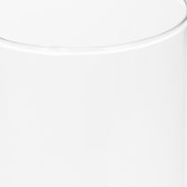 Prodotto Vaso da fiori, cilindro in vetro sottile, utilizzabile come vaso in vetro o come alto oggetto decorativo in vetro, 30 cm