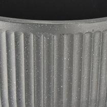 Prodotto Vaso da terra in plastica antracite Ø28cm H46,5cm