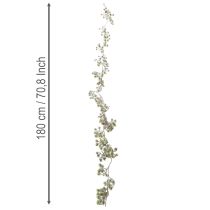 Prodotto Ghirlanda di bonsai artificiali, finemente ricoperta di neve, 180 cm