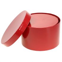 Prodotto Scatola portafiori rossa lucida Ø18/20cm 2 pz