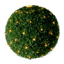 Prodotto Rete per palline in bosso LED Ø80cm 120 verde/bianco caldo