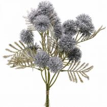 Cardo artificiale Blue Globe cardo L33cm 3 pezzi