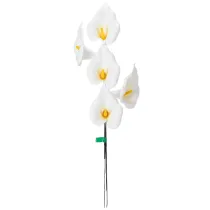 Prodotto Calla artificiale con stami gialli, fiori decorativi, 35 cm, 10 pezzi