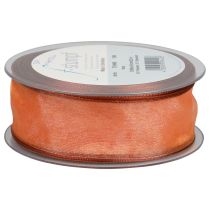 Prodotto Nastro di chiffon organza nastro di organza arancione 40mm 20m