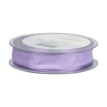 Prodotto Nastro di chiffon nastro di organza nastro decorativo di organza viola 15 mm 20 m