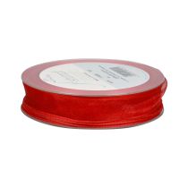 Prodotto Nastro di chiffon nastro di organza nastro decorativo organza rosso 15mm 20m