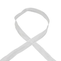 Prodotto Nastro di chiffon nastro di organza nastro decorativo di organza bianco 15 mm 20 m