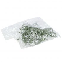 Prodotto Fiocco decorativo per albero di Natale 9 cm con glitter verde 12 pz