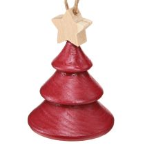 Prodotto Decorazioni per albero di Natale in legno di abete rosso bianco 7,5 cm 6 pezzi