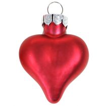 Prodotto Decorazioni per albero di Natale cuori rossi 3 cm 22 pz