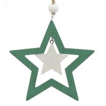Decorazioni misti per albero di Natale Verde, bianco 10 cm 9 pezzi