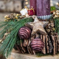 Prodotto Decorazioni per l&#39;albero di Natale Decorazioni natalizie vintage in vetro Ø5cm 9pz