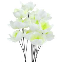 Prodotto Rosa di Natale su filo bianco 50 pz