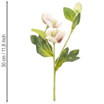 Prodotto Decorazione natalizia con rose artificiali, mazzo da 4 pezzi da 30 cm.