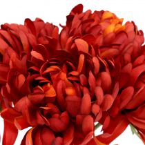 Prodotto Mazzo di crisantemi rosso vermiglio 28 cm 6 pz