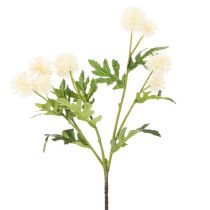 Prodotto Fiore di crisantemo artificiale, mazzo bianco crema, ramo decorativo, grande 56 cm, 4 pezzi