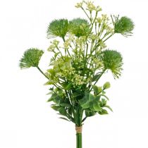 Fiori di seta, bouquet artificiale, decorazione floreale con cardi 40 cm