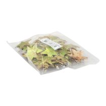 Prodotto Decorazione a dispersione Stelle di Natale verde cocco Ø5cm 50pz