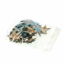 Prodotto Stella di cocco blu 5cm 50 pezzi decorazioni da tavola con stelle sparse