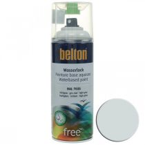 Prodotto Vernice a base d&#39;acqua Belton free grigio lucido spray grigio chiaro 400ml