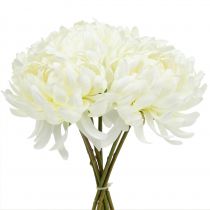 Prodotto Mazzo decorativo di crisantemo bianco 28 cm 6 pz