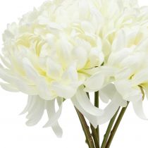 Prodotto Mazzo decorativo di crisantemo bianco 28 cm 6 pz