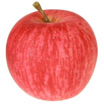 Prodotto Piccola mela decorativa rossa gialla realistica al tatto, frutto artificiale da 5,5 cm, 1 pezzo
