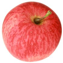 Prodotto Piccola mela decorativa rossa gialla realistica al tatto, frutto artificiale da 5,5 cm, 1 pezzo