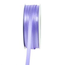 Prodotto Nastro decorativo in raso viola chiaro, nastro regalo 6 mm, 50 m
