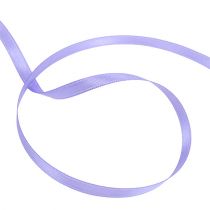 Prodotto Nastro decorativo in raso viola chiaro, nastro regalo 6 mm, 50 m