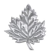 Prodotto Foglie decorative in seta 5 cm argento 60 pz