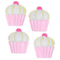 Cupcakes in miniatura Deco rosa, bianco 2,5 cm 60 pezzi
