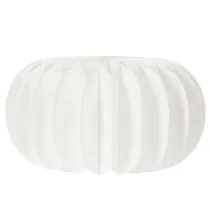 Prodotto Anello di carta a nido d'ape a forma di zucca, rotondo, grande, per fiori secchi e decorazioni autunnali, 24 cm, 4 pezzi