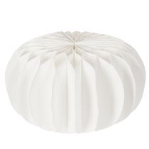 Prodotto Palline decorative di carta, decorazione moderna a forma di zucca, carta a nido d'ape, 34 cm, 2 pezzi