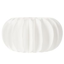 Prodotto Palline decorative di carta, decorazione moderna a forma di zucca, carta a nido d'ape, 34 cm, 2 pezzi