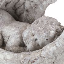 Prodotto Angelo decorativo che dorme con le ali, figura di angelo tombale 22,5 cm